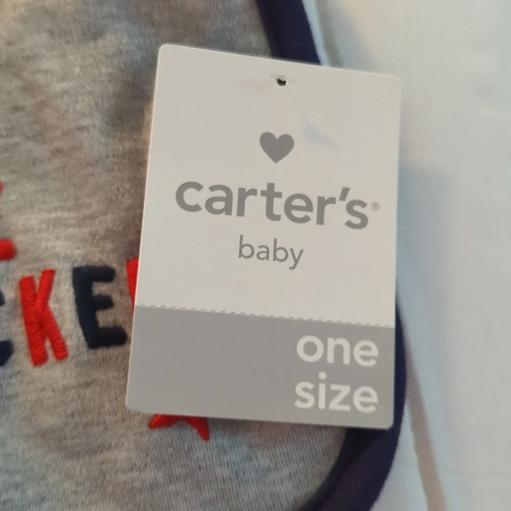 Carter's Baby Bib. 1 Size. New Baby Boo Mask. 2MonkeyReusable & Washable SALE